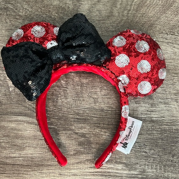 Disney Accessories - Disney Parks Minnie Mouse Sequin Ear Headband (2018) Adult